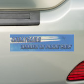 Autocollant De Voiture Chemtrails dans la vue plate (En voiture)