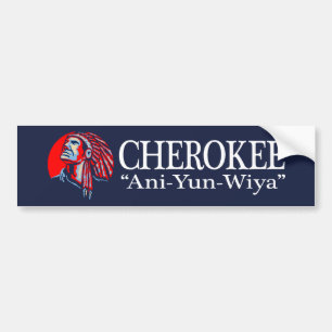 Autocollant De Voiture Cherokee (Aniyunwiya)