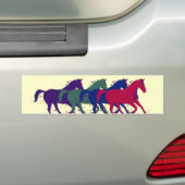 Autocollant De Voiture cheval (En voiture)