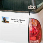 Autocollant De Voiture Cheval à dents bleues (Sur camion)