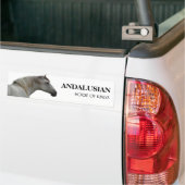 AUTOCOLLANT DE VOITURE CHEVAL ANDALOU 2 (Sur camion)