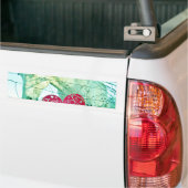 Autocollant De Voiture Cheval Blanc Coeur Rouge Saint Valentin (Sur camion)