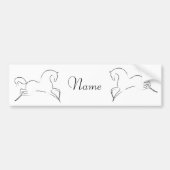 Autocollant De Voiture Cheval sauvage Thunder_Cove (Devant)