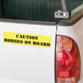 Autocollant De Voiture Chevaux de précaution à bord (Sur camion)