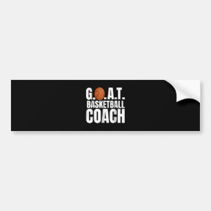 Autocollant De Voiture Chèvre Basketball entraîneur cadeau
