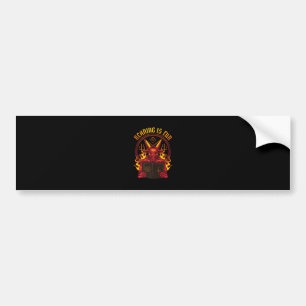 Autocollant De Voiture Chèvre Satanic Pagan Premium