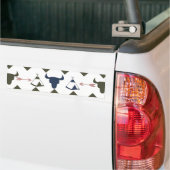 Autocollant De Voiture Chevron Tribal Amérindien Crânes Tipi Flèches (Sur camion)