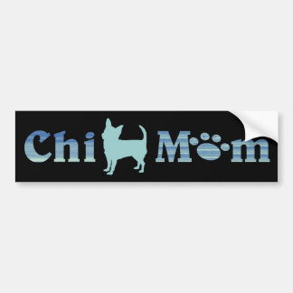 Autocollant De Voiture Chi Maman Chihuahua Maman Sticker de pare-chocs