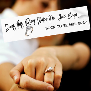 Autocollant De Voiture Chic cadeau Fiançailles pour mariée Show of the Ri