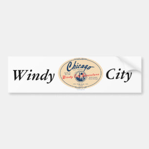 Autocollant De Voiture Chicago Windy City