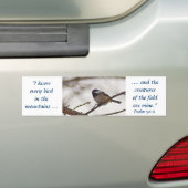 Autocollant De Voiture Chickadee sur une brindille (En voiture)
