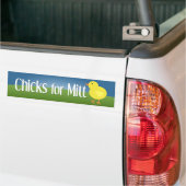 Autocollant De Voiture Chicks pour Mitt (Sur camion)