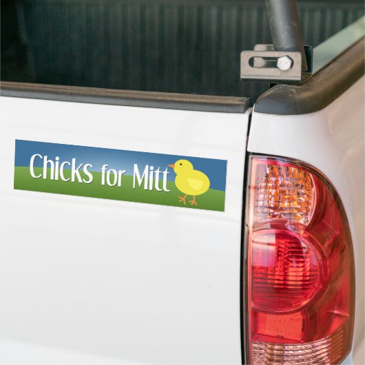 Autocollant De Voiture Chicks pour Mitt (Sur camion)