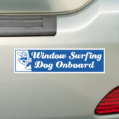 Autocollant De Voiture Chien dans une voiture (En voiture)