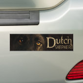 Autocollant De Voiture Chien de berger néerlandais - Dutchie (En voiture)
