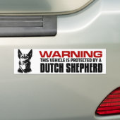 Autocollant De Voiture Chien de berger néerlandais - Dutchie (En voiture)