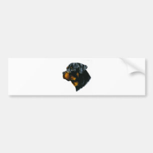 Autocollant De Voiture chien de rottweiler