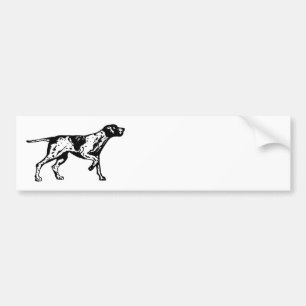 Autocollant De Voiture chien pointeur