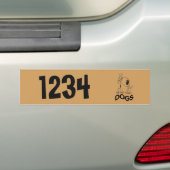 Autocollant De Voiture Chiens de maison (En voiture)