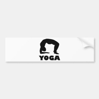 Autocollant De Voiture Chiffre de yoga