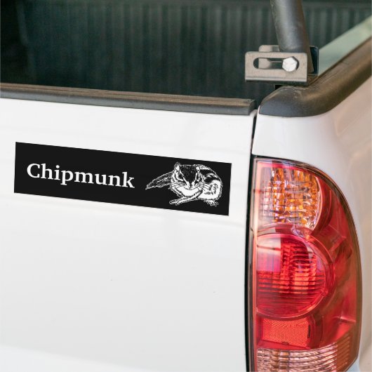 Autocollant De Voiture chipmunk 2 (rough sketch) (Sur camion)