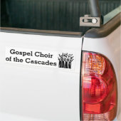 Autocollant De Voiture Choeur d'évangile de l'adhésif pour pare-chocs (Sur camion)