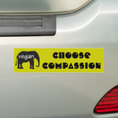 Autocollant De Voiture Choisissez la compassion (En voiture)