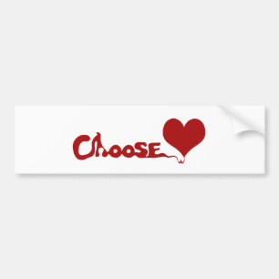 Autocollant De Voiture Choisissez l'amour
