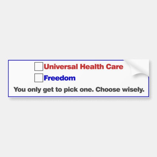 Autocollant De Voiture Choisissez sagement (Devant)