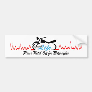 Autocollant De Voiture Choose Life Please Watch for Motorcycles