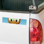 Autocollant De Voiture Chouette à caricature au papier (Sur camion)