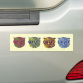 Autocollant De Voiture Chouettes (En voiture)