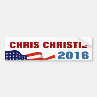 Autocollant De Voiture Chris Christie 2016