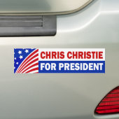 Autocollant De Voiture Chris Christie pour le président (En voiture)