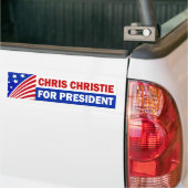 Autocollant De Voiture Chris Christie pour le président (Sur camion)