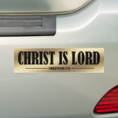 Autocollant De Voiture Christ est Seigneur (En voiture)