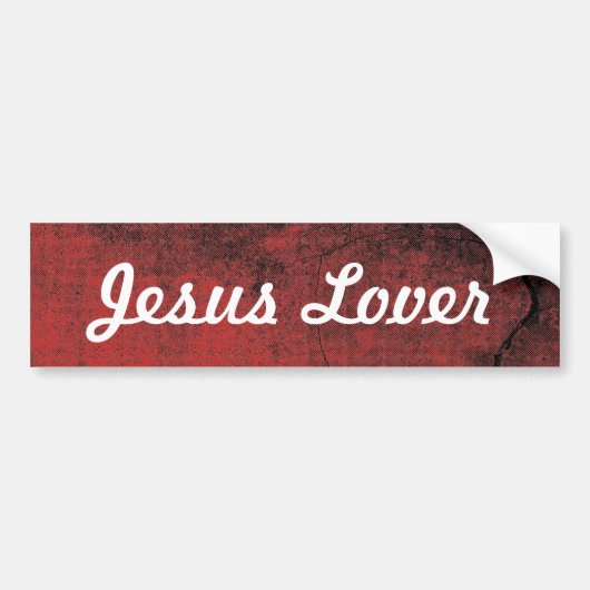 Autocollant De Voiture Christian Jesus Lover (Devant)