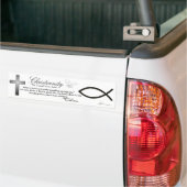 Autocollant De Voiture Christianisme - adhésif pour pare-chocs (Sur camion)