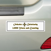 Autocollant De Voiture Christianisme orthodoxe 2.000 ans et compte (N (En voiture)