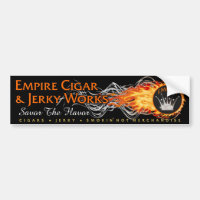 Cigare et travaux saccadés Bumpersticker d'EMPIRE