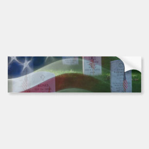 Autocollant De Voiture Cimetière national d'Arlington, drapeau américai