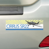 Autocollant De Voiture Cirrus SR22 (En voiture)