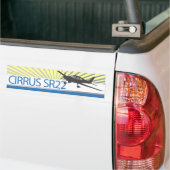 Autocollant De Voiture Cirrus SR22 (Sur camion)