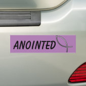 Autocollant De Voiture Citation ANOINTE/ Symbole Jésus (En voiture)