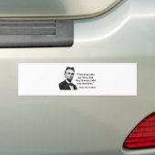Autocollant De Voiture Citation d'Abraham Lincoln Troll (En voiture)