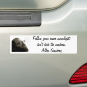 Autocollant De Voiture citation d'Allen Ginsberg (En voiture)