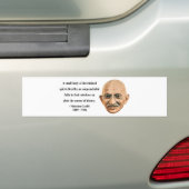 Autocollant De Voiture Citation de Gandhi 6b (En voiture)