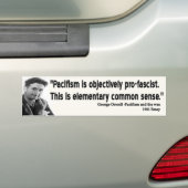 Autocollant De Voiture Citation de George Orwell (En voiture)