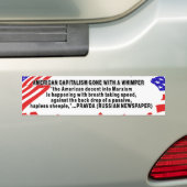 AUTOCOLLANT DE VOITURE CITATION DE PRAVDA - ADHÉSIF POUR PARE-CHOCS (En voiture)