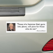 Autocollant De Voiture Citation de Thomas Jefferson (En voiture)